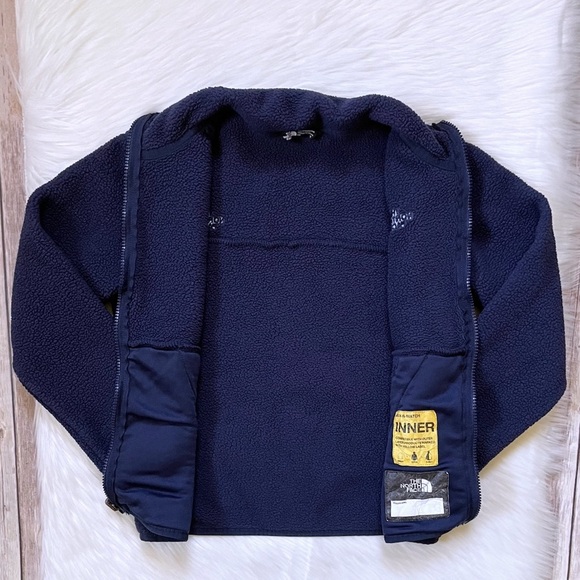 The North Face Boys’ Sherpa Fleece Navy Jacket - Picture 5 of 12